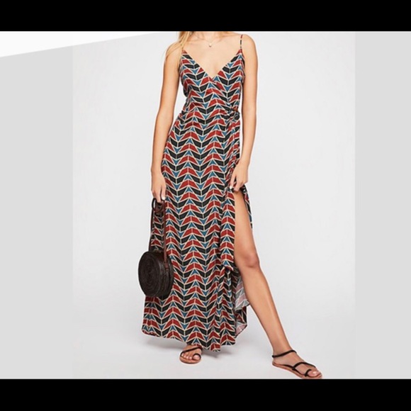 Free People Dresses & Skirts - Free People long siren wrap style dress